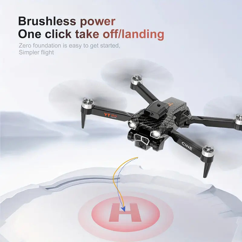 YT150 Intelligent Tripl-Camera Drone