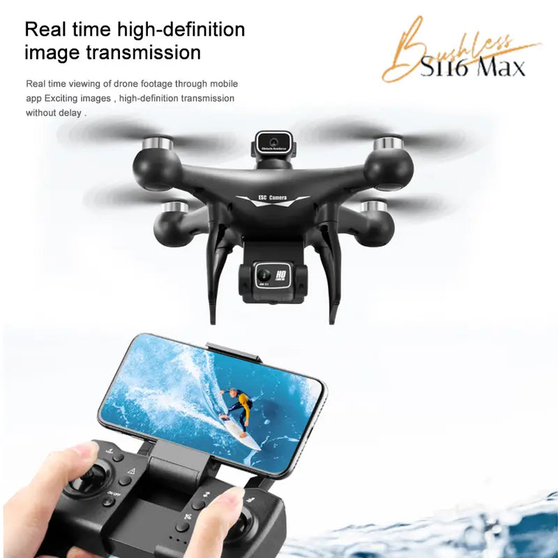 4K S116 Brushless Optical Flow Drone